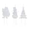 Glitzhome® 2ft. Metal Santa, Snowman & Tree Yard Stake Set